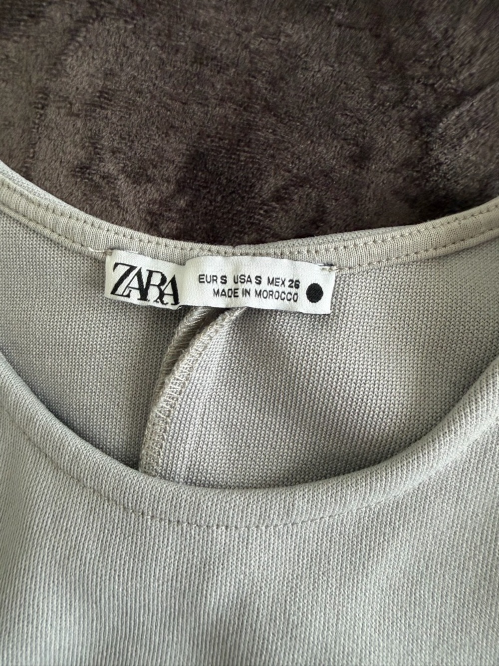 Zara Sleeveless Cutout Midi Dress in Light Gray Size S - Picture 4 of 5